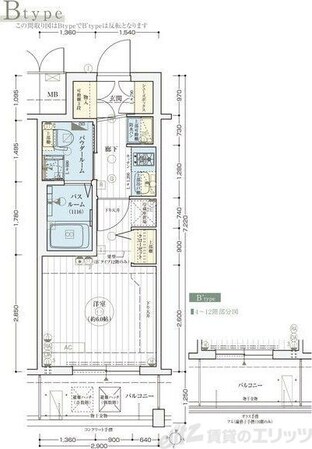 エステムコート新大阪XIリンクスの物件間取画像